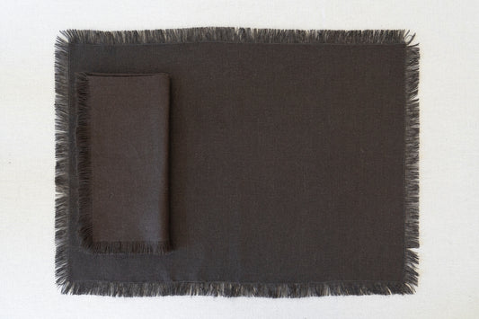 Servilletas Lino Gris Oxford