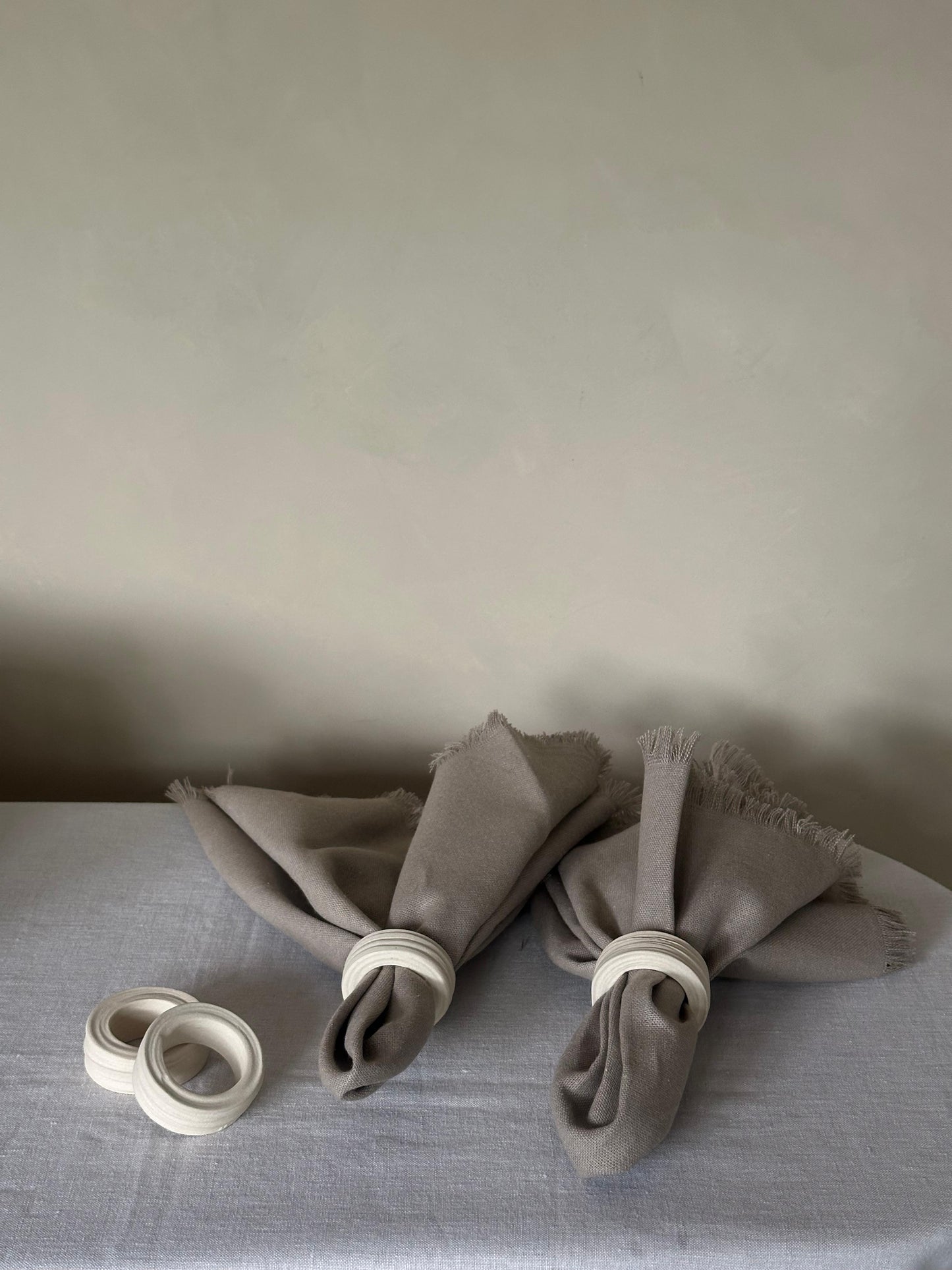 Set de 4 servilletero cerámica