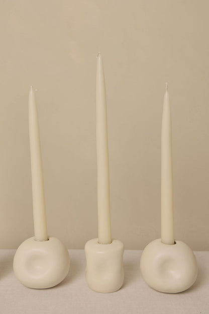 Set de 3 Floreros / Porta vela  Duna