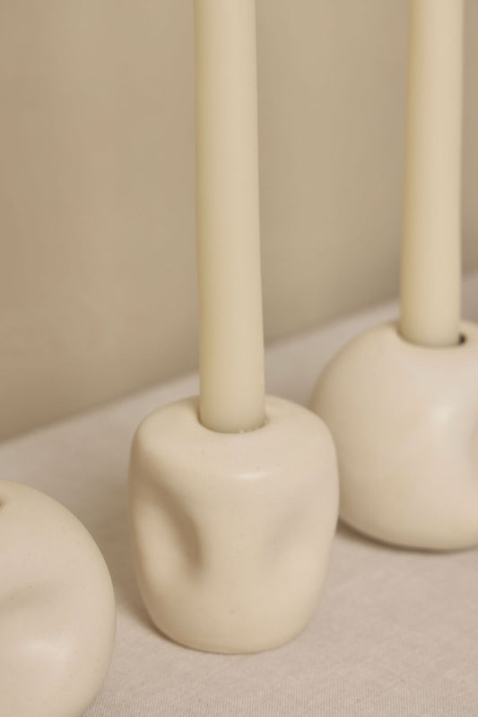 Set de 3 Floreros / Porta vela Duna