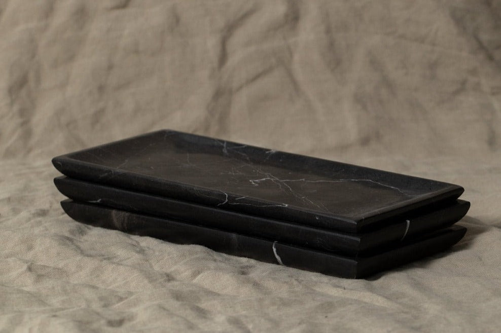 Set de 4 platos botaneros rectangulares