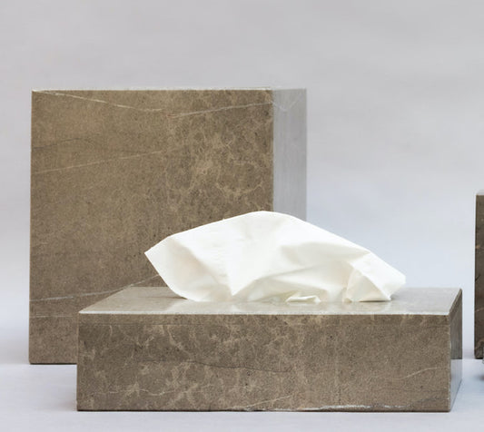 Kleenera Rectangular - Mármol Gris Santo Tomás