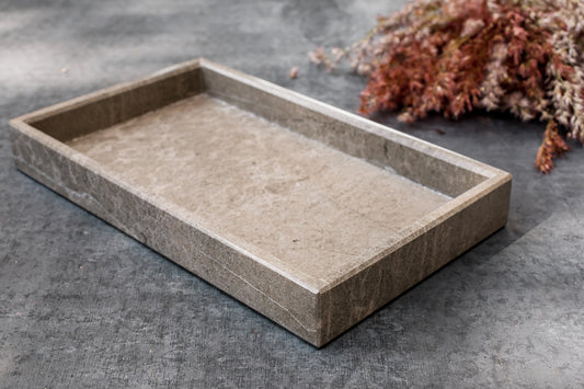 Charola Vanity - Mármol Gris Santo Tomás