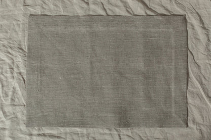 Servilletas / Individuales Beige de lino sueco natural
