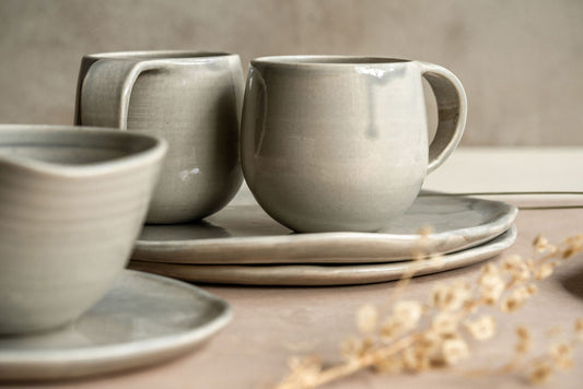 Taza - Cerámica Gris