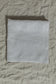 Servilletas / Individuales Gris oxford de lino español con festón gris claro - Colección Festón